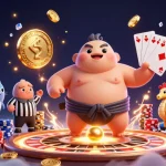 Profitez d'un casino en ligne retrait instantané avec des personnages de jeu dynamiques illustrés.