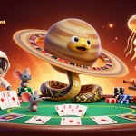 Pariez sur le casino en ligne le plus payant avec un serpent cosmique, des astronautes, et une méduse dorée.