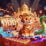Découvrez les options de casino en ligne retrait instantané avec un sultan sur tapis volant entouré de chances et de jeux.
