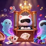 Les gains de casino en ligne retrait instantané avec un chat masqué et un acrobate de souris.