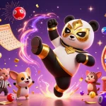Experience the thrill of betting at sun win with a vibrant illustration of dynamic casino elements.