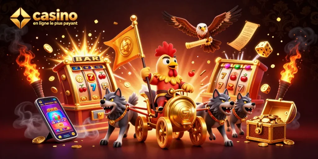 Le casino en ligne le plus payant vous attend avec un seigneur coq et des jackpots éclatants.