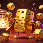 Visualisez le meilleur casino en ligne avec une illustration 3D vibrante et riche en détails.