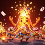 Plongez dans le monde de casino en ligne retrait instantané avec cette illustration dynamique, pleine de trésors.