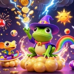 Une scène animée captivante de casino en ligne le plus payant avec des personnages colorés et des éléments de jeu dynamiques.